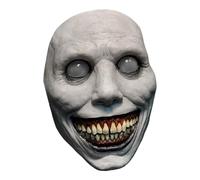 ZHIVEMEi Masque Halloween, Masque Horreur Effrayant, Masque de Démon Souriant Latex Réaliste Effrayants Halloween pour le Carnaval, Halloween, Cosplay