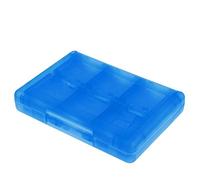 Zhixteu 28 en 1 Porte-Cartes de Jeu pour Nintendo 3DS / DSi/DSi XL/DSi LL/DS/DS Lite, Porte-Boîte de Rangement pour Cartouches (Bleu)