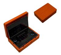 Zhixteu Étui Magnétique pour Ayn Thor, Sac de Rangement Étui de Protection Portable pour Le Voyage Console de Jeux Résistante aux Éclaboussures Coque de Protection pour Console Portable (Orange)