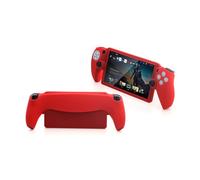 Zhixteu Housse en Silicone pour PlayStation Portal - Voyage Console de Jeux Housse Protectrice Protection Intégrale pour PlayStation Portal - Seule Housse (Rouge)