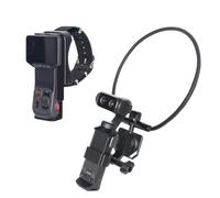 Zhixteu Support de Caméra pour Insta360 Luna Ultra, Support de Sangle Réglable pour l'Enregistrement en Vue Subjective (kit de Sangle de Cou)