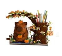 ZHIXUANDIANZI Modèle de cochon d'Inde super mignon - Brique de construction DIY - Cadeau parfait - Porte-stylo Capybara