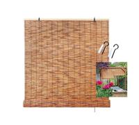 Zhixubah Store Enrouleur Bambou Exterieur Terrasse Rideau De Roseau Naturel Store Occultant 50 55 60 70 80 90 100 110 120 130 140 150 160cm Store Venitien pour Jardin Véranda Protection Solaire