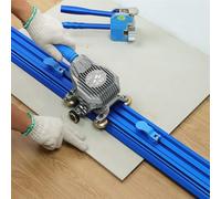 ZHIXUMM Coupe-Carreaux Manuel 2,2/2,3/3/3,8 M, Coupe-Carreaux en Porcelaine Et CéRamique avec Molette De Coupe en Carbure De TungstèNe, Pieds AntidéRapants, Rails Durables pour Installateurs,3M