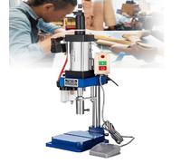 ZHIXUMM Presse à PoinçOnner Pneumatique Industrielle Robuste - PoinçOnneuse Verticale 200kg avec PéDale pour Pliage, Presse Pneumatique à Course De Cylindre 0,4-0,7 Mpa Pression De Fonctionnement