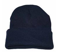 Zhiyao Bonnet en tricot pour femme - Chaud - Doux - Pour homme et femme - Pour l'automne, le printemps et l'hiver., 2 - Bleu foncé., taille unique