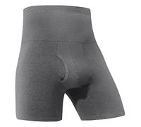 Zhiyao Boxers pour homme taille haute - Caleçon extensible en coton - Coupe moulante - Sous-vêtement de sport rétro, kaki, L