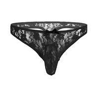 Zhiyao Jockstrap String pour Homme Bodysuit Body Slips Hommes Sous-vêtements de Sport Lingerie Thongs Sport G-String Mankini Tanga Sport Suspensorium Sous-vêtements pour Homme, Noir , XL