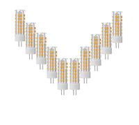 ZHIYUE Lot de 10 G4 7W Led Ampoule Blanc Chaud 3000k 700 Lumens AC 220V Non Dimmable Remplacer Ampoule Halogène G4 70w,G4 Base Bi-Pin Type JC, Lustres de Salon, Appliques, Cuisine