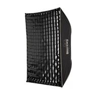 ZHIYUN Boîte à lumière rectangulaire de 60 x 90 cm / 23,5 * 35,5 pouces avec démontage rapide et diffuseurs à bague en grille compatibles avec les lumières vidéo NEEWER Godox Aputure B100 B200 B500