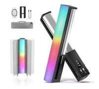 ZHIYUN CINEPEER C100 100W RGB Lumière en bâton, Contrôle APP Lampe Vidéo Tenue à La Main 2700K-6500K CRI 95+ TLCI 98+ Eclairage à Sortie Continue pour 6 * 4500 mAh Photography 14.3" Stick Light