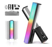 ZHIYUN CINEPEER C100 Combo 100W RGB Lumière en bâton, Contrôle APP Lampe Vidéo Tenue à La Main 2700K-6500K CRI 95+ TLCI 98+ Eclairage à Sortie Continue pour 6 * 4500 mAh Photography 14.3" Stick Light