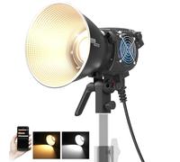 ZHIYUN MOLUS B200[Official] 200 W Lumière vidéo COB LED avec Bowens Mount, Bicolore Studio Lumière, 39900LUX/1 m/ 2700K-6500K/ CRI ≥96/ TLCI ≥96/ Contrôle APP, 13 Effets Lumineux