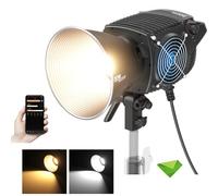 ZHIYUN Molus B500 500 W COB LED Lampe vidéo, Bicolore 2700-6500 K, CRI≥95 TLCI≥97 APP contrôle Les lumières de Montage Bowens pour Studio, Youtube, Vlog, Diffusion en Direct, Tournage, etc.