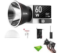Zhiyun Molus G60 60W LED Video Light CCT 2700K ~ 6500K, CRI?96 TLCI?97 ZY Mount Manual and App Control Éclairage continu pour la Photographie, Studio Video Lighting, Youtube, Vlog, Live Stream, etc.