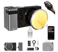 ZHIYUN MOLUS X100 Combo Bi-Color 100W Lumiere Video Studio [Officiel] Version V2 Bicolore Éclairage Continu LED Video Light Portable à Sortie Continue 2700K~6500K CRI≥95 TLCI≥97 pour Youtuber TT