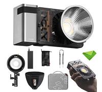 Zhiyun Molus X100 Pro 100W LED Video Light CCT 2700K ~ 6500K CRI?95 TLCI?97 ZY Mount App Control Music Mode Éclairage continu avec Adaptateur Bowens Mount + ZY Mount Softbox + Batterie 15600mAh