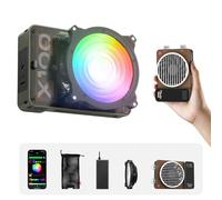 ZHIYUN MOLUS X100 RGB V2 Version Améliorée [Officielle] Lumière Vidéo RGB 100W, 2500K~10000K, IRC≥ 95, TLCI≥ 97, Lampe Vidéo LED, 384g, Contrôle par App