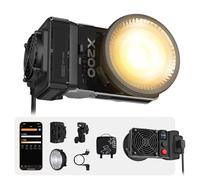 ZHIYUN MOLUS X200 Bicolore Standard [Officiel] Lampe Vidéo 200W Éclairage Portable à Sortie Continue, Éclairage Professionnel pour Photographie, Bowens Mount, 2700K~6500K/CRI≥95/TLCI≥97, Contrôle APP