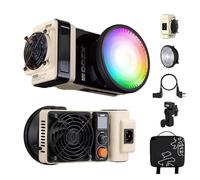 ZHIYUN MOLUS X200 RGB Lumière vidéo LED Maître 200W CCT 2500K-10000K Monture Bowens, avec réflecteur de lentille Prend en Charge Le contrôle Via Application