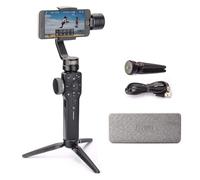 Zhiyun Smooth 4 Professional Gimbal Stabilizer for iPhone Smartphone Android Cell Phone 3-Axis Handheld Gimble Stick w/ Grip Tripod Ideal for Vlogging YouTube Vlog TikTok Instagram Live Video Kit