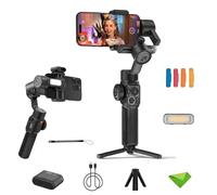 Zhiyun Smooth 5S AI Pro Stabilisateur de cardan pour smartphone, cardan de téléphone à 3 axes, stabilisateur de téléphone de suivi AI pour iPhone 14 Pro Max Plus 13 12 11 X XR XS, etc.