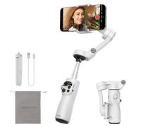 ZHIYUN Smooth Q5 Ultra [Officiel] Stabilisateur Smartphone, Intégré éclairage Appoint/Tige Extension/Trépied, Autonomie de 13.5h, Portable et Pliable, Stabilisateur Telephone pour Vlogs/YouTube/TikTok