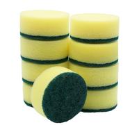ZHIYUQL® Lot de 9 têtes de brosse éponge compatibles Bosch 6033 - Têtes de brosse de nettoyage universelles en nylon et mousse blanche pour appareils de nettoyage électrique