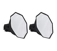 ZHIZAIHU 2 x 30 cm octogone universel Mini diffuseur de flash Softbox portable appareil photo boîte souple pour Speedlite Photo Studio