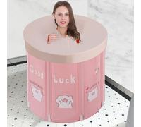 Zhizhenzhimei Pliage sans inflation Seau de bain adulte Portable Sweat vapeur pour salle de bain - TypeA