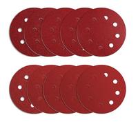 ZHJAN 20 disques de ponçage 180mm / 7Inch / 8 trous papier de verre Set 2 * 40/60 / 80/100 / 120/150 / 180/230 / 240/400 disque de sable pour machine de ponçage