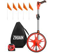 ZHJAN Roue de Mesure Pour Distance de 100 000m, Molette de Mesure Compacte, Outil de Mesure de Route Pour La Mesure de Distance Intérieure et Extérieure