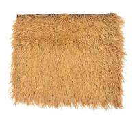 ZHJLF Toit De Paille Artificiel Chaume Tiki Bar Cabane Herbe Canard Bateau Stores Coureur Rouleaux Palapa Chaume Toiture Chaume Plage Fête Hawaïenne Décoration ClôtureJardin(Size:1x20m,Color:Jaune)