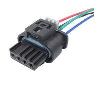 ZHjLut Connecteur de câble d'échappement électronique à 4 Broches avec Fils Prises scellées pour Voiture 805-122-541(Female Wires)