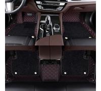 ZHjLut Tapis protecteurs Voiture Compatible avec série 4 pour F32 Coupé 2013-2019 Tapis de Sol de Voiture bicouche personnalisés Tapis intérieurs en PU Accessoires de Voiture(Black Red)