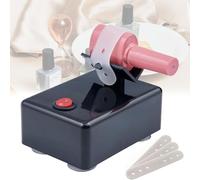 ZHJOPP Agitateur de Vernis à Ongles, Mini mélangeur Vortex 3200 TR/Min avec Sangle Fixe, Machine à agiter réglable, Outil pour Une Application Uniforme du Vernis à Ongles (Black)