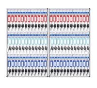 ZHJOPP Armoire à clés de grande capacité avec cloisonnement intelligent est le choix idéal pour les boîtes à clés dans l'immobilier et la gestion immobilière (72 clés)