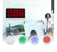 ZHJOPP Bouton de Buzzer de Jeu, répondant sans Fil aux Questions, 3 Modes de réponse, adapté aux Jeux de compétition en Classe, Jeux à la Maison, Jeux de Plein air