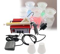 ZHJOPP Équipement de pulvérisation Portable, pulvérisateur électrostatique pour revêtements, électrostatique, Tension réglable, kit de pulvérisation de Poudre, adapté pour la Maison