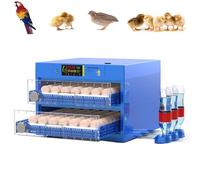 ZHJOPP Incubateurs, Contrôle de l'humidité et Affichage, Retourneurs d'œufs automatiques, Humidificateurs pour l'éclosion des Poulets/cailles/dindes/Pigeons