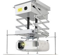 ZHJOPP Lève-projecteur, Support de projecteur électrique, Support de Montage Ajustable, adapté pour la Maison, Le théâtre, la Salle de conférence (1.5m)