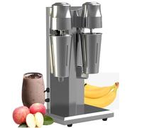 ZHJOPP Machine à Milkshake électrique, mixeur à Boissons en Acier Inoxydable Vertical pour Milkshakes, Sodas, Cocktails, Usage Commercial et Domestique