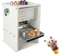 ZHJOPP Machine à sceller les capsules de café électrique 220 V - Solution commerciale pour capsuler les cafés - Équipement de scellage automatique efficace (2 trous)