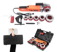 ZHJOPP Machine de filetage de tuyau électrique, machine de filetage portable, kit d'entraînement électrique, capable de traiter efficacement les filetages de tuyaux.