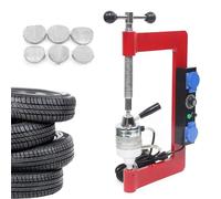 ZHJOPP Machine de vulcanisation de pneus entièrement automatique, kit d'outils de réparation de pneus robuste, y compris le contrôle de la température, convient pour les pneus de voiture et de camion.