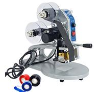 ZHJOPP Machine d'impression thermique de machine de codage de date, tampon chaud électrique manuel, machine de chaleur d'étiquettes de date pour emballage flexible de film plastique