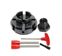 ZHJOPP Mandrin autocentrant à 4 Mors de 4 Pouces, Accessoire Professionnel pour Tour à Bois, idéal pour Le Tournage et Les projets de menuiserie Artisanale. (M18X2.5)
