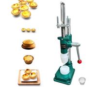 ZHJOPP Moule à tartelettes à la crème Manuelle, Moule à tartelettes aux œufs avec Base Stable, Plusieurs Tailles, pour la Cuisson des Fonds de Tarte (N6023)