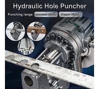 ZHJOPP Poinçon hydraulique, Outil de poinçonnage 1300w, adapté au métal, au cuivre, à l'aluminium et à l'outil de poinçonnage Rapide de Plaque de Fer (Channelsteel)