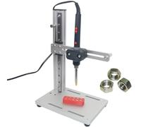 ZHJOPP Presse à chaleur verticale, fer à souder à affichage numérique, outil d'insertion thermique, hauteur maximale 205 mm, pour composants d'impression 3D